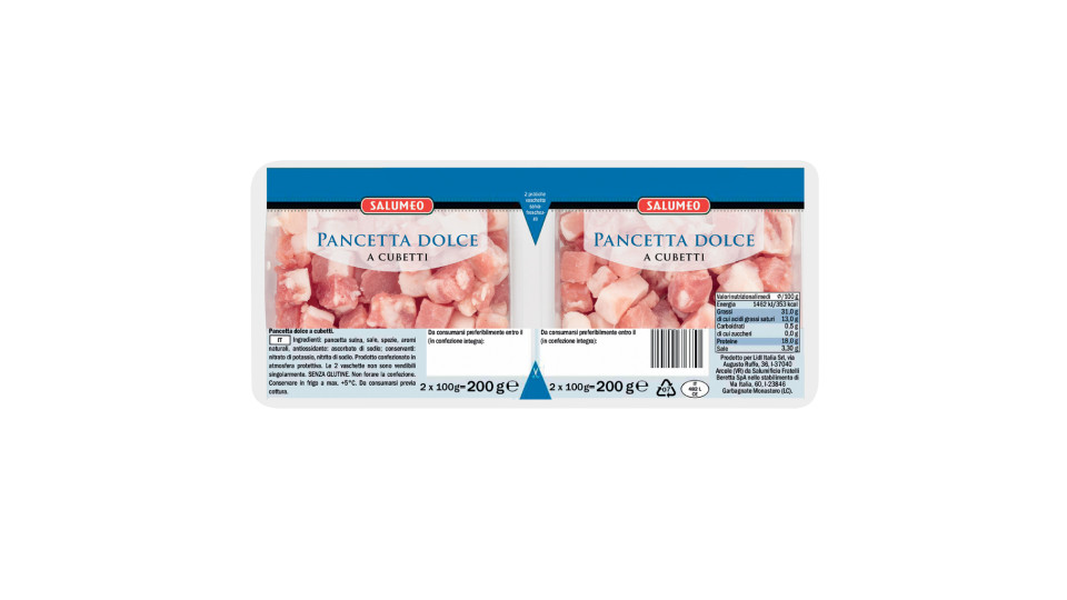 Pancetta Dolce a Cubetti