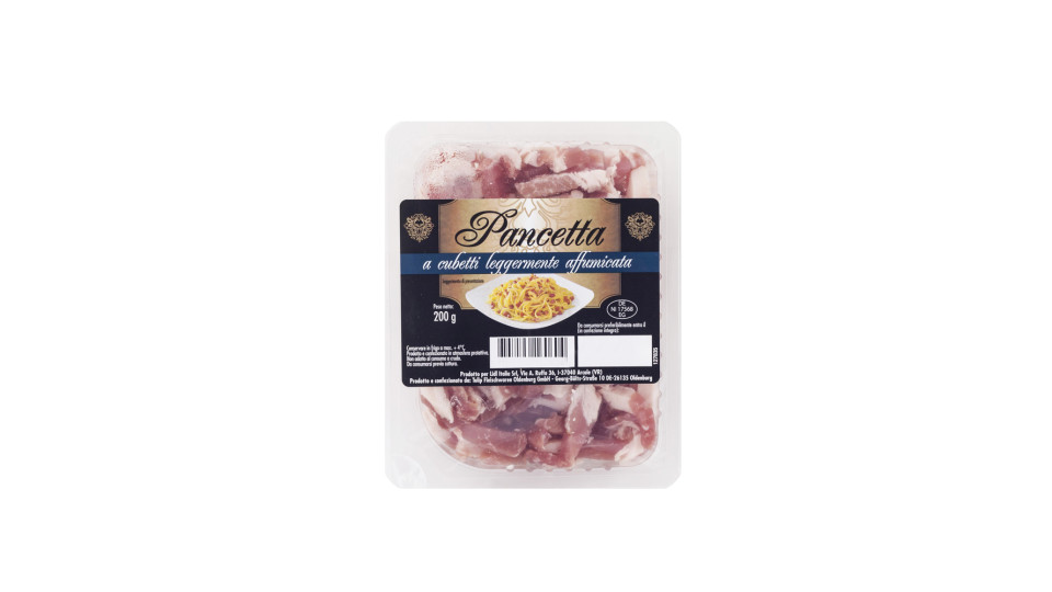 Pancetta a Cubetti Leggermente Affumicata