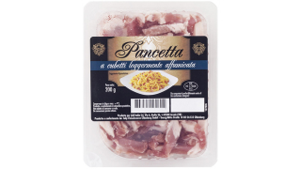 Pancetta a Cubetti Leggermente Affumicata
