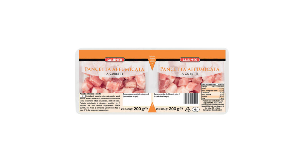 Pancetta Affumicata a Cubetti