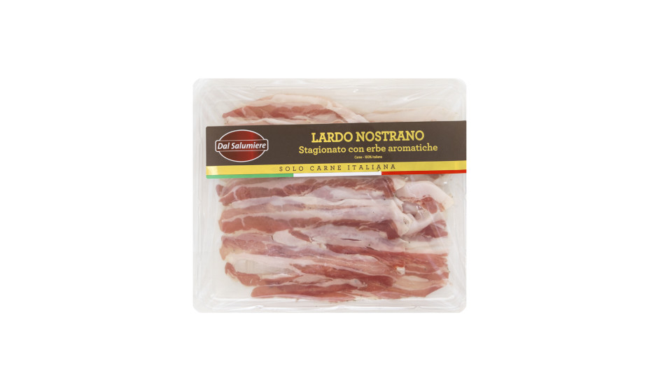 Lardo Nostrano Stagionato con Erbe Aromatiche