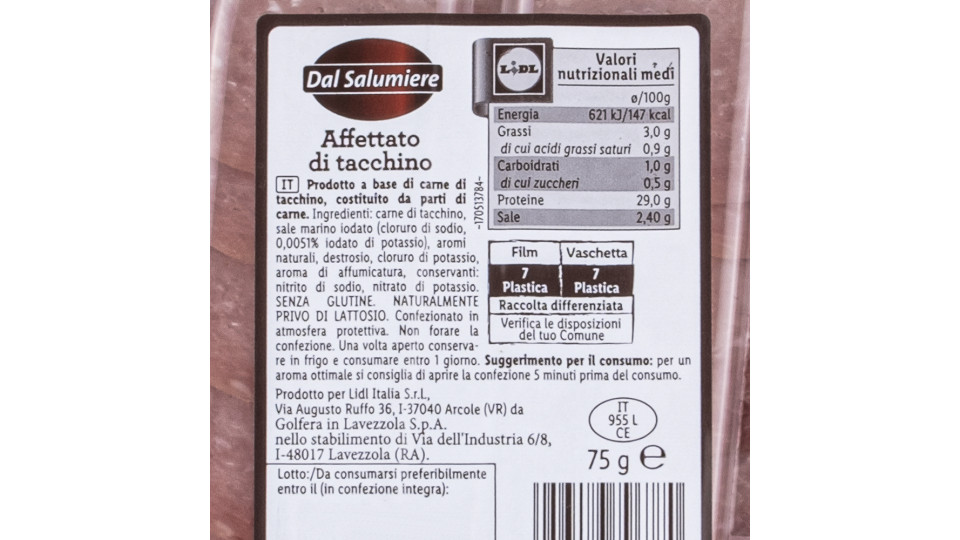 Affettato di Tacchino