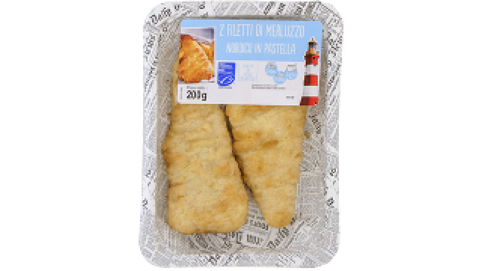 Filetti di Merluzzo Nordico in Pastella