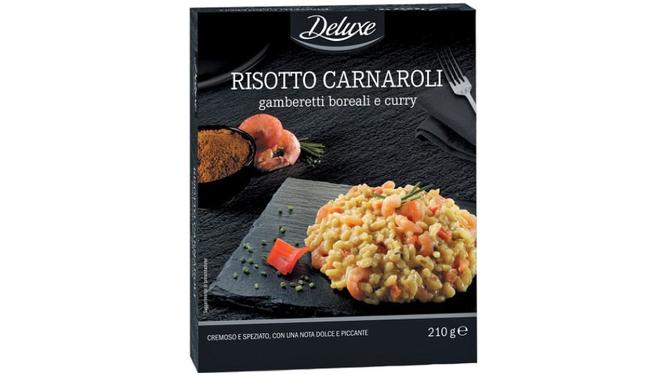 Risotto Carnaroli Gamberetti e Curry