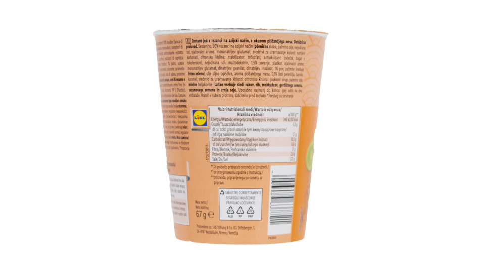 Ramen Noodles Istantanei Pollo
