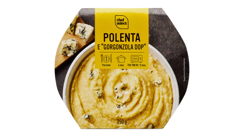 Polenta con Gorgonzola Dop