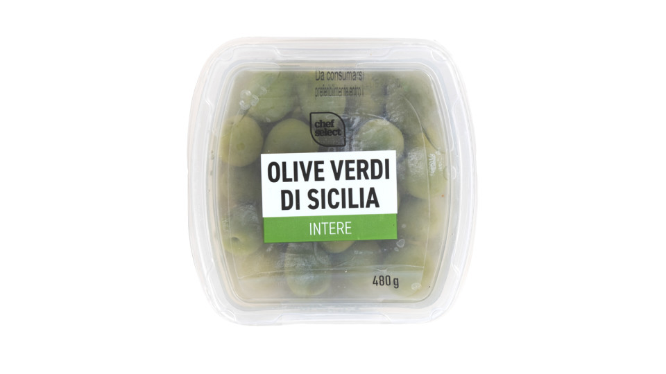 Olive Verdi di Sicilia Intere