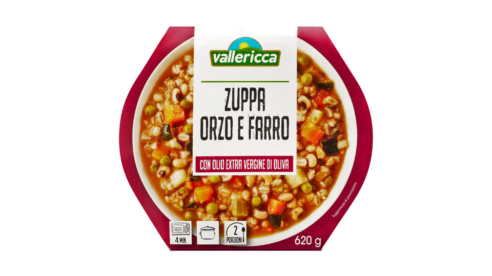 Zuppa ai Cereali con Orzo e Farro