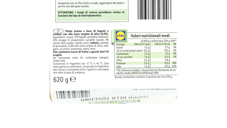 Zuppa alla Toscana con Cavolo Nero
