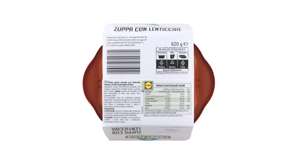 Zuppa con Lenticchie