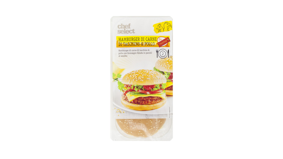 Cheeseburger con Ketchup Tacchino e Pollo