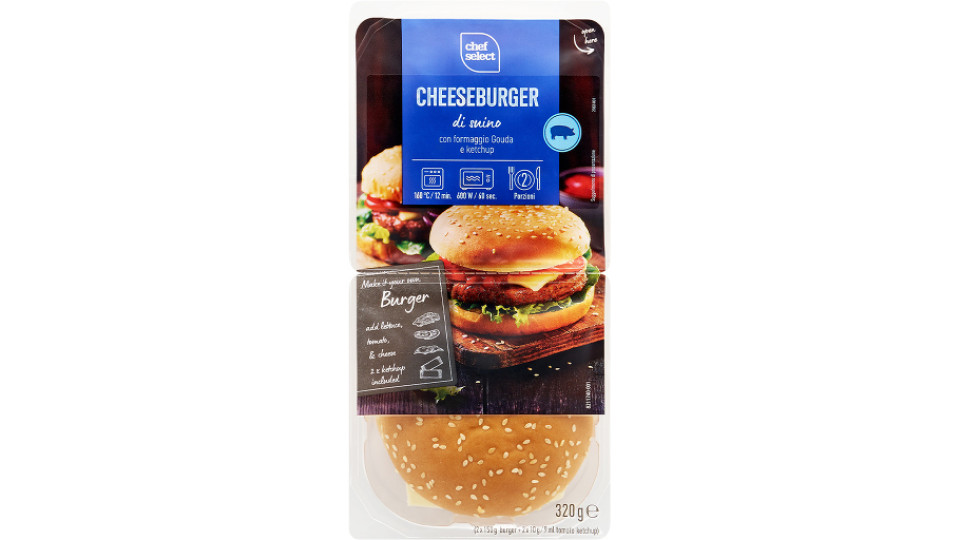 Cheeseburger con Ketchup Suino