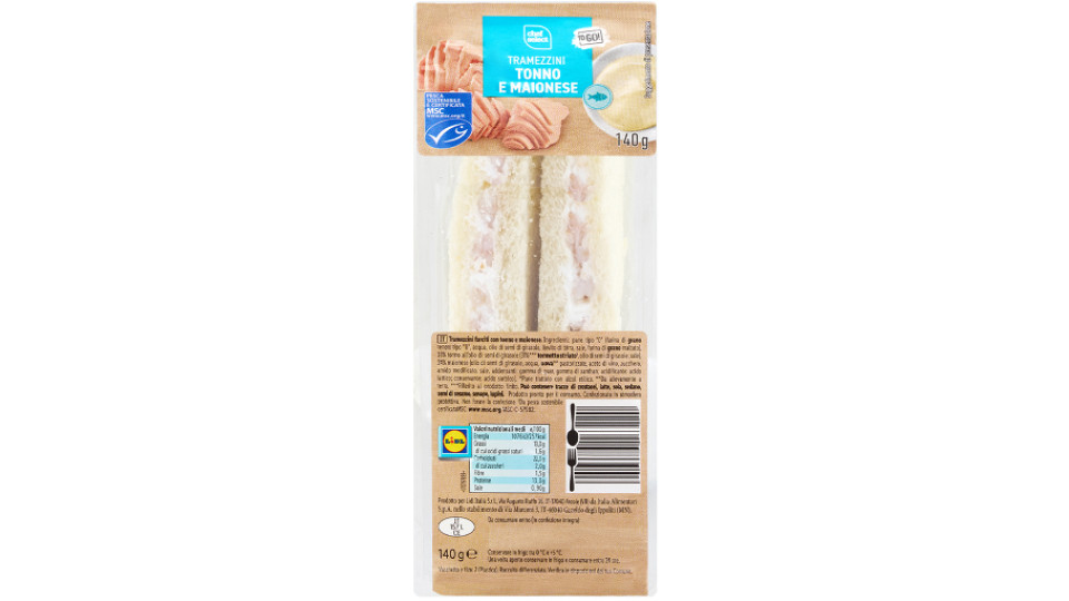 Tramezzini con Tonno e Maionese