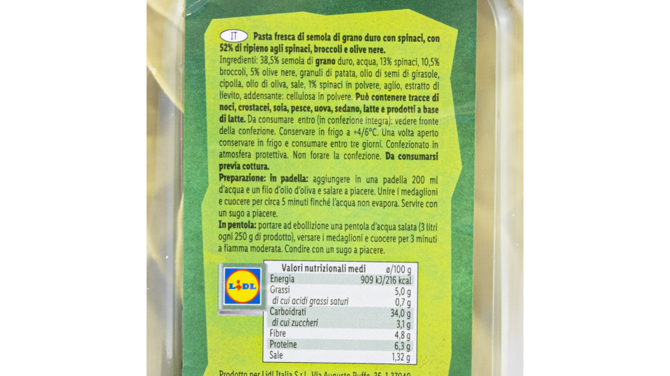 Medaglioni Vegani Broccoli
