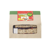 Tramezzini con Salsa ai Ceci, Pomodorini e Olive Taggiasche