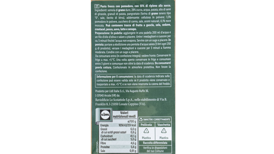 Medaglioni Vegani Zucca