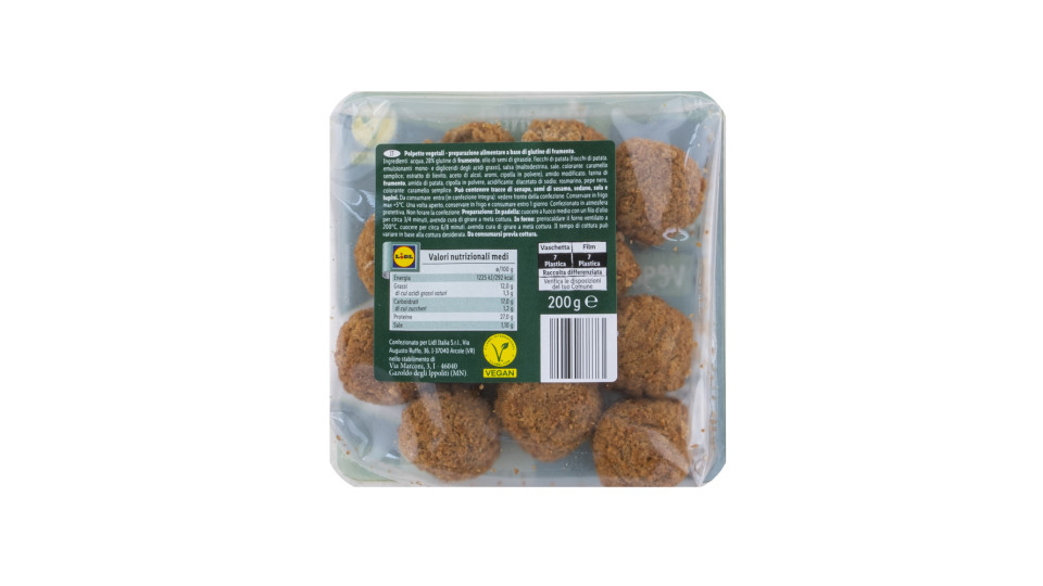 Polpettine Vegetali