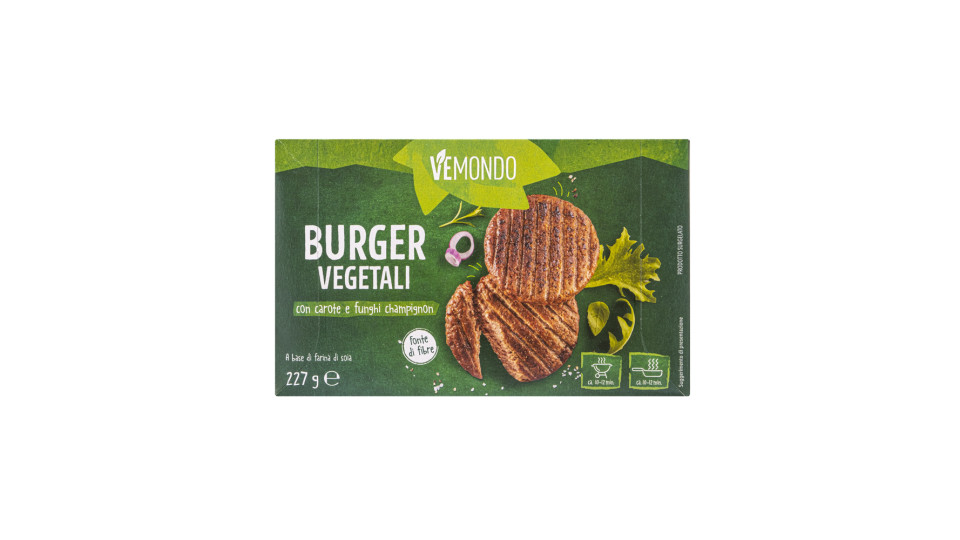 Burger Vegetali Surgelati
