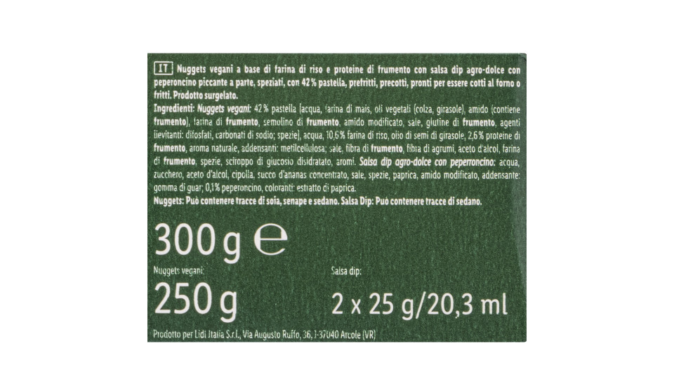 Nuggets Vegani Surgelati