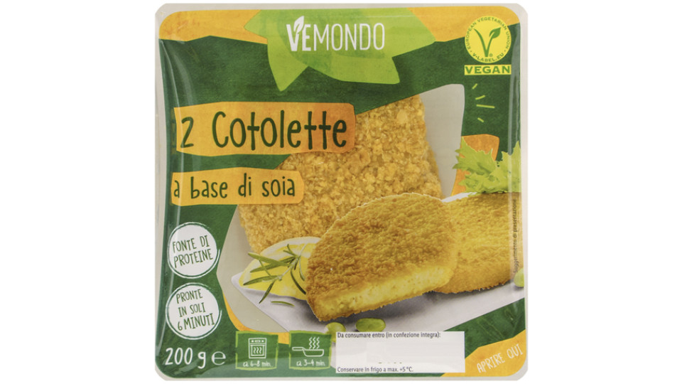 Cotolette Vegetali a Base di Soia