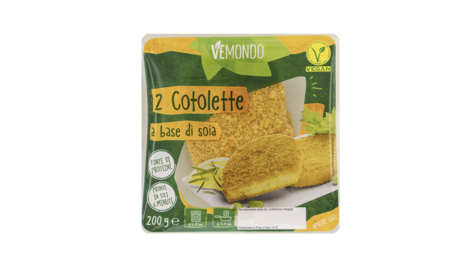 Cotolette Vegetali a Base di Soia