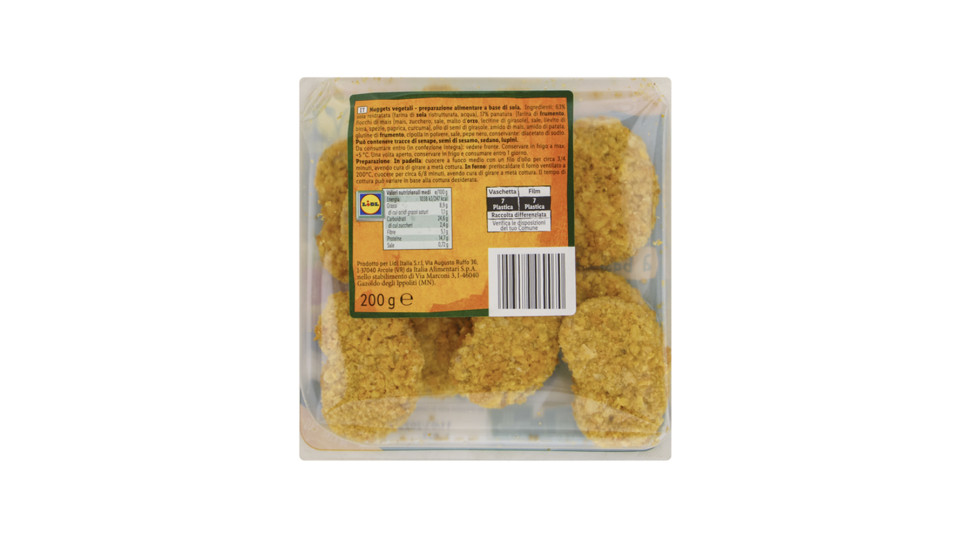 Nuggets Vegetali a Base di Soia