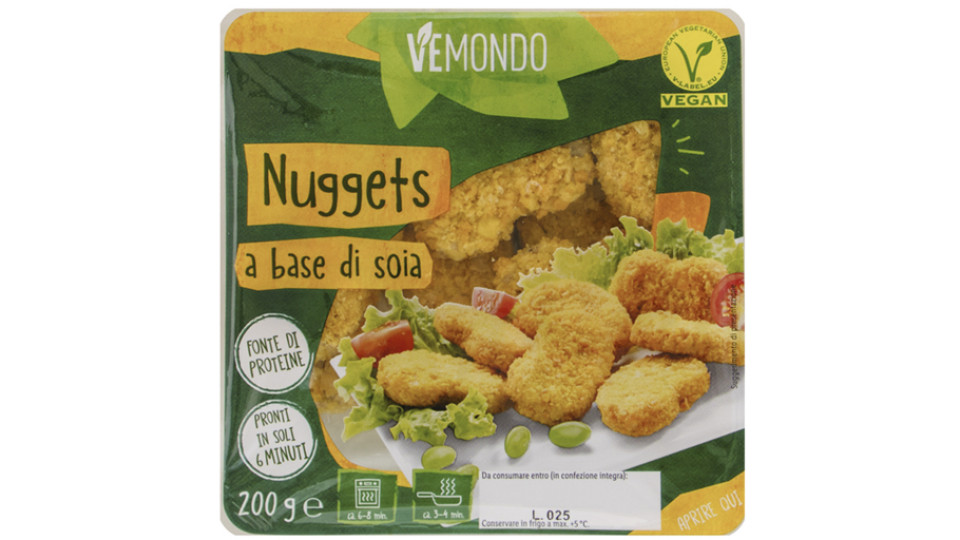 Nuggets Vegetali a Base di Soia
