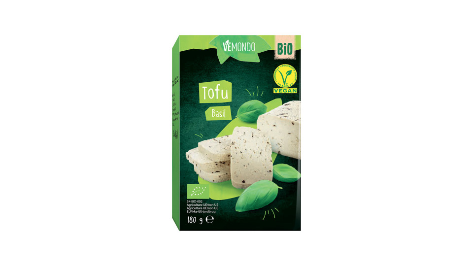 Tofu Bio con Basilico