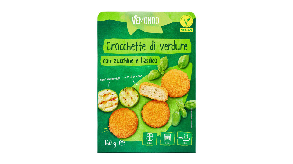 Crocchette di Verdure con Zucchine e Basilico