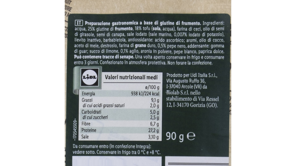 Affettato Vegetale Rustico