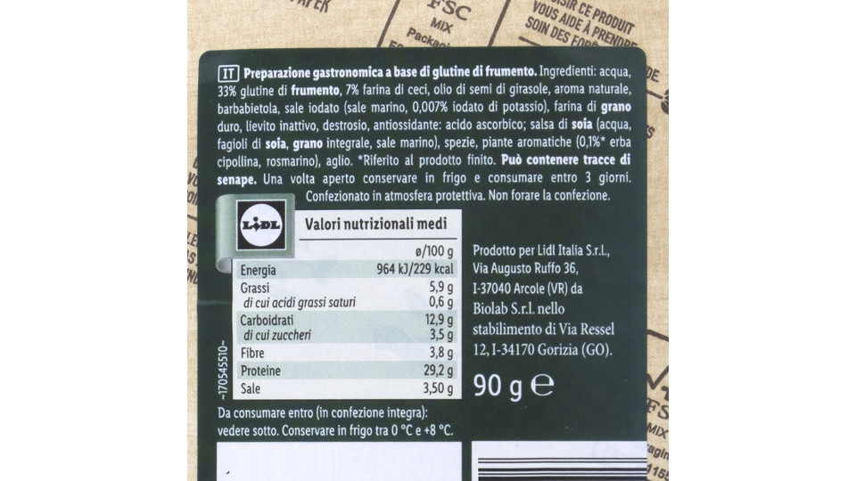 Affettato Vegetale Gustoso