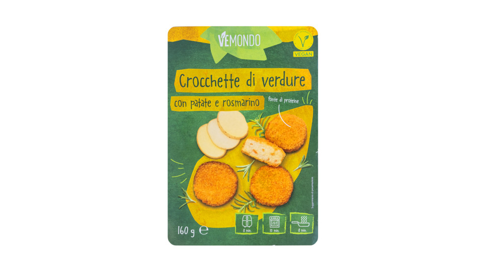 Crocchette di Verdure con Patate e Rosmarino