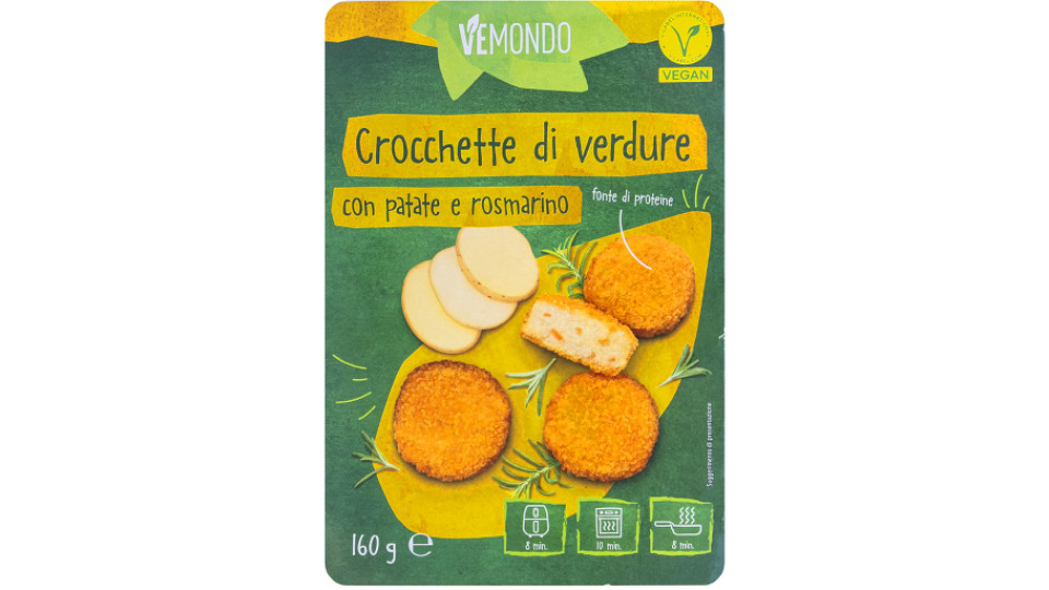 Crocchette di Verdure con Patate e Rosmarino