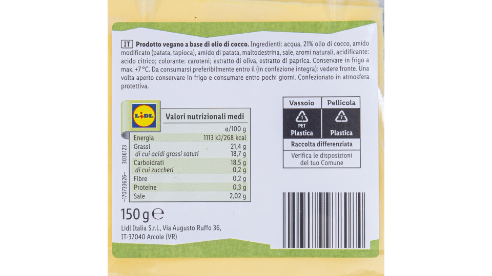 Fette Vegane Gusto Classico