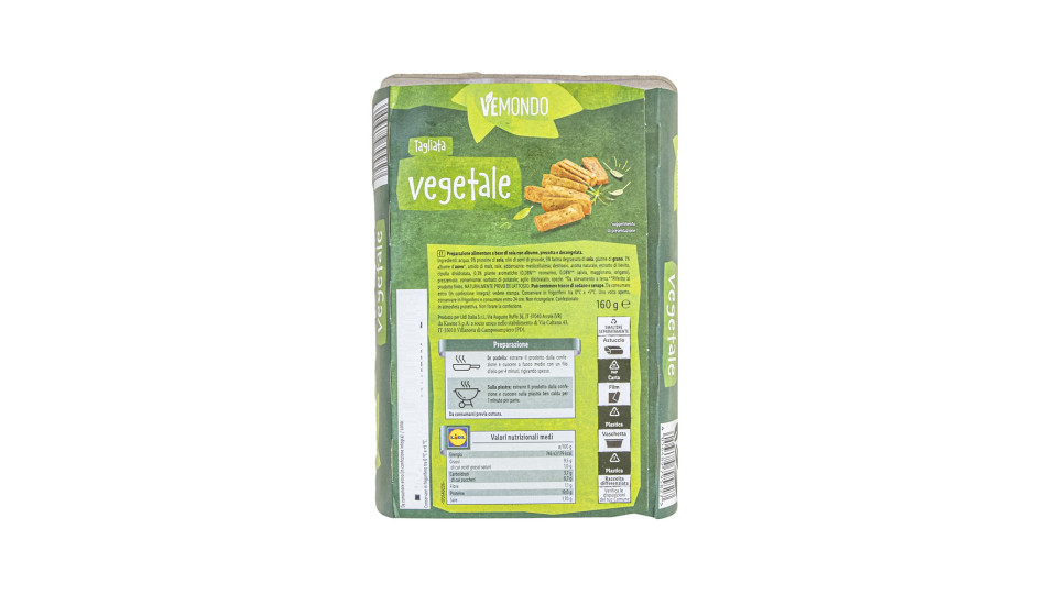 Tagliata Vegetale