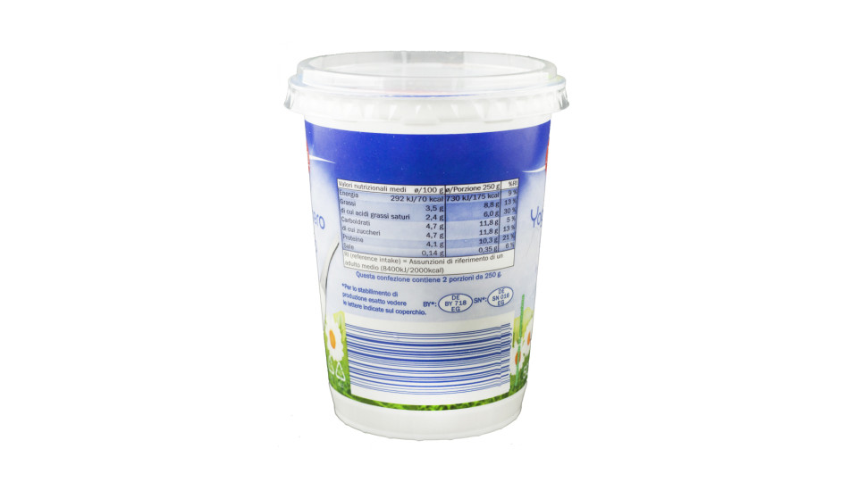 Yogurt Bianco Intero 3,5% Grassi