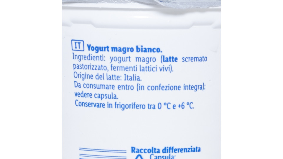 Yogurt Bianco Magro 0,1%