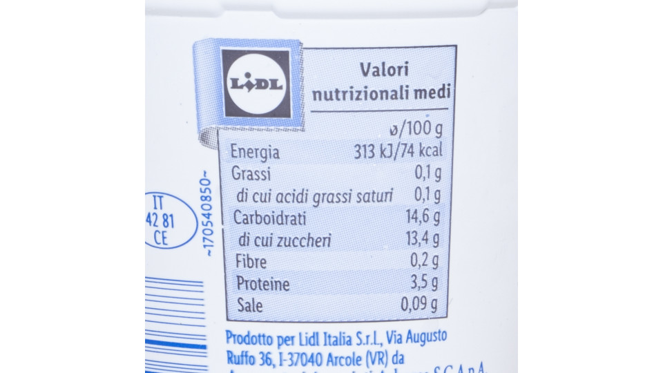 Yogurt Bianco Magro 0,1%