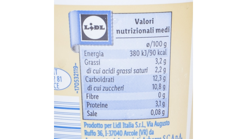 Yogurt Intero Vaniglia