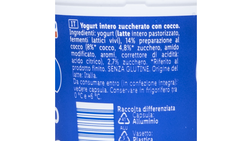 Yogurt Intero Cocco