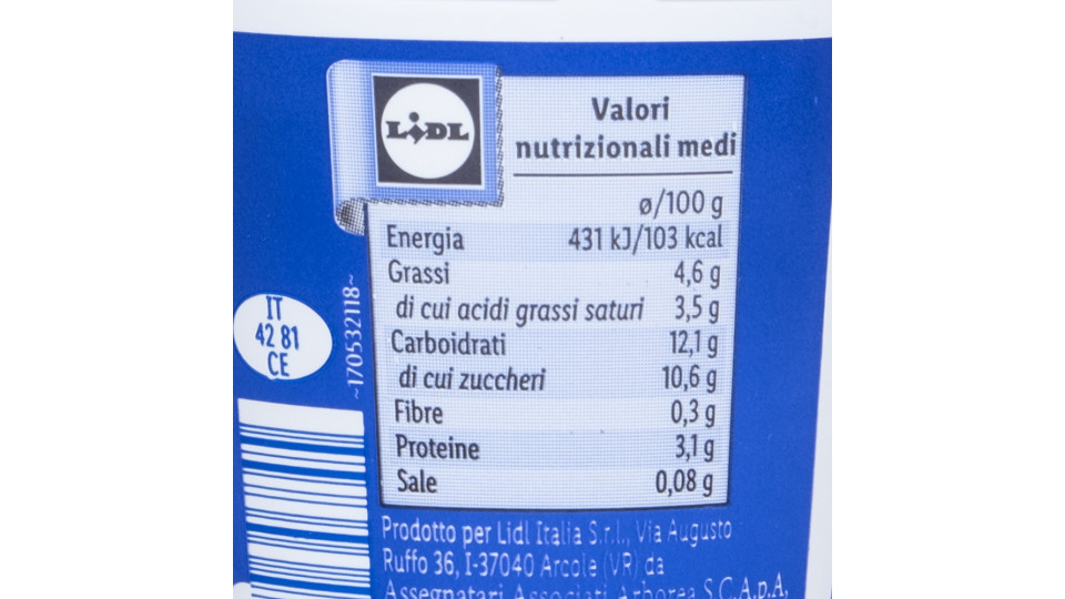 Yogurt Intero Cocco
