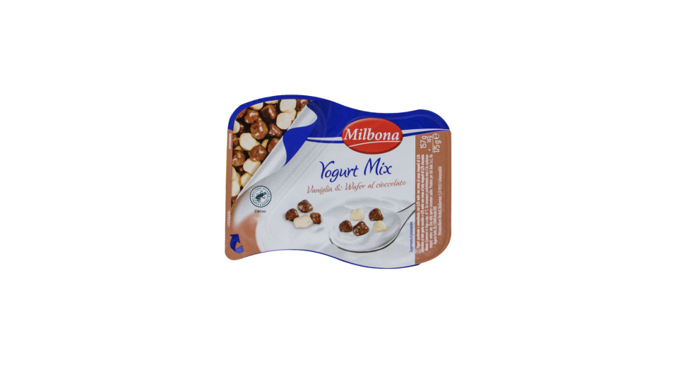 Yogurt con Cubetti di Wafer
