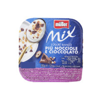 Mix Yogurt Bianco Più Nocciole e Cioccolato