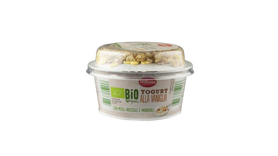 Yogurt alla Vaniglia con Muesli, Nocciole e Mandorle
