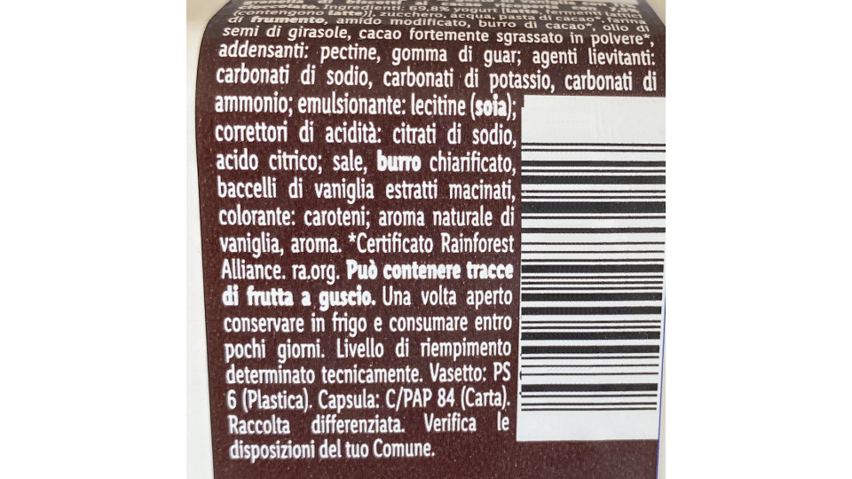 Yogurt New York con Cookies Ricoperti di Cioccolato