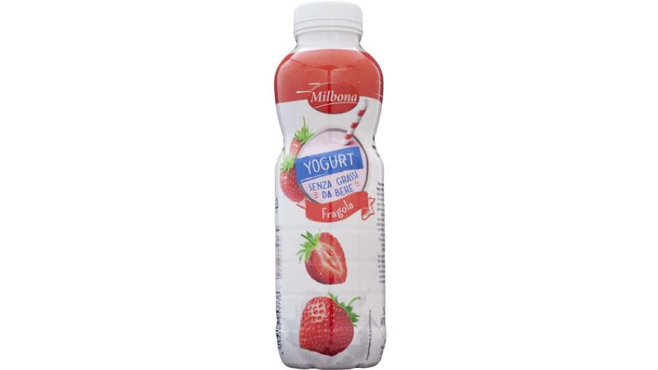 Yogurt da Bere 0,1% Grassi Fragola