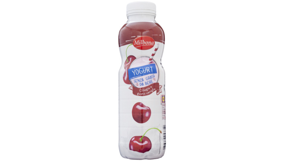 Yogurt da Bere 0,1% Grassi Ciliegia-vaniglia