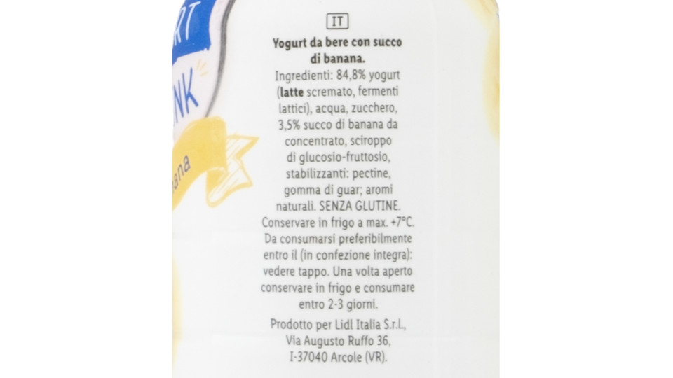 Yogurt da Bere Banana