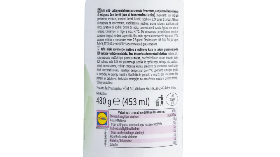 Kefir Lampone e Melograno