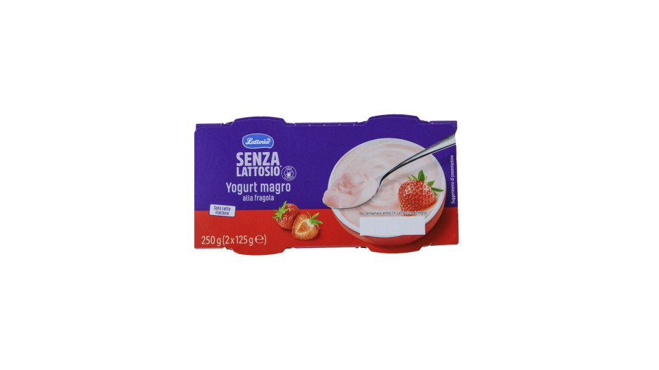 Yogurt Fragola senza Lattosio